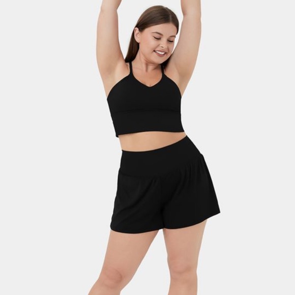 HALARA - NWT Back Pocket Plus Side Hidden Pocket 2-in-1 Gym Plus Size Shorts - Picture 6 of 13